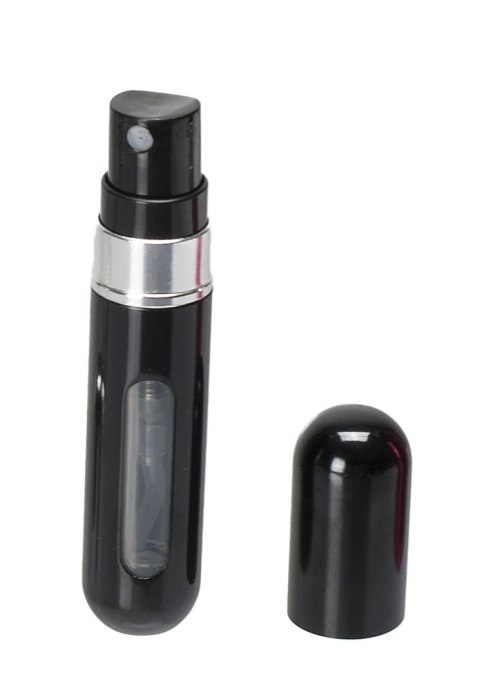 Atomizer podróżny do perfum 5ml dozownik czarny Atomizer podróżny do perfum 5ml dozownik czarny