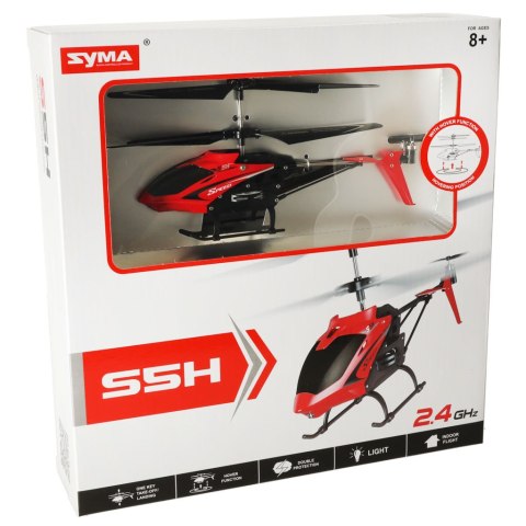 Helikopter zdalnie sterowany na pilota RC SYMA S5H 2.4GHz RTF czerwony Helikopter zdalnie sterowany na pilota RC SYMA S5H 2.4GHz RTF czerwony