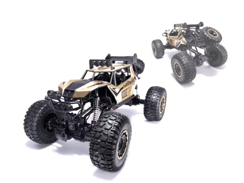 Samochód zdalnie sterowany 2,4GHz 1:8 51cm metal złoty Samochód zdalnie sterowany 2,4GHz 1:8 51cm metal złoty