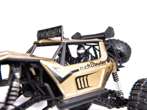 Samochód zdalnie sterowany 2,4GHz 1:8 51cm metal złoty Samochód zdalnie sterowany 2,4GHz 1:8 51cm metal złoty