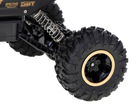 Samochód zdalnie sterowany na pilota RC Rock Crawler 1:12 4WD METAL czarny Samochód zdalnie sterowany na pilota RC Rock Crawler 1:12 4WD METAL czarny