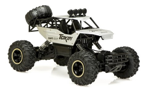 Samochód zdalnie sterowany na pilota RC Rock Crawler 1:12 4WD METAL srebrny Samochód zdalnie sterowany na pilota RC Rock Crawler 1:12 4WD METAL srebrny