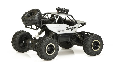 Samochód zdalnie sterowany na pilota RC Rock Crawler 1:12 4WD METAL srebrny Samochód zdalnie sterowany na pilota RC Rock Crawler 1:12 4WD METAL srebrny