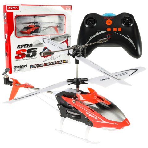 Helikopter zdalnie sterowany na pilota RC SYMA S5 3CH czerwony Helikopter zdalnie sterowany na pilota RC SYMA S5 3CH czerwony