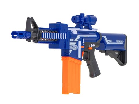 Karabin na piankowe strzałki bębenkowy + magazynek + 20 strzałek Karabin na piankowe strzałki bębenkowy + magazynek + 20 strzałek