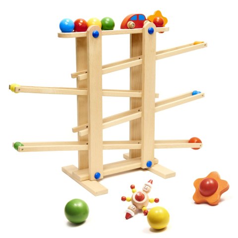 Tor kulkowy drewniany kulodrom montessori XXL Tor kulkowy drewniany kulodrom montessori XXL