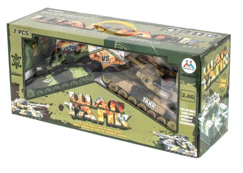 Czołgi zdalnie sterowane na pilota RC War Tank 9993 2,4GHz zestaw 2 sztuk Czołgi zdalnie sterowane na pilota RC War Tank 9993 2,4GHz zestaw 2 sztuk