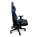 krzesło gamingowe, fotel do grania, obrotowe krzesło, niebieski fotel, gaming chair, ergonomiczne krzesło, krzesło dla graczy, fotel gamingowy, krzesło z podłokietnikami, stylowe krzesło, krzesło z regulacją, wygodne krzesło, krzesło do biura, fotel do ko
