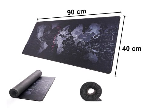 Podkładka pod mysz na biurko mata mapa świata 40x90cm Podkładka pod mysz na biurko mata mapa świata 40x90cm