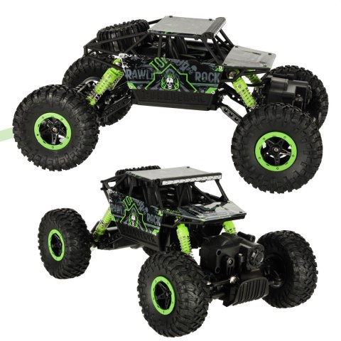Samochód zdalnie sterowany na pilota RC Rock Crawler HB 2,4GHz 1:18 zielony Samochód zdalnie sterowany na pilota RC Rock Crawler HB 2,4GHz 1:18 zielony
