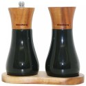 młynek do pieprzu, solniczka Klausberg, KB-7594, akacjowe akcesoria, młynek do przypraw, solniczka drewniana, młynek z akacji, elegancki zestaw, młynek ręczny, solniczka do kuchni, młynek do soli, akcesoria kuchenne, młynek do ziół, solniczka do pieprzu, 