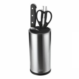 blok na noże, stojak na noże, noże kuchenne, Kinghoff KH-1654, akcesoria kuchenne, praktyczny stojak, bezpieczne przechowywanie, blok z nożami, elegancki design, nowoczesny styl, blok na noże z drewna, blok do noży, stabilny stojak, blok na noże z uchwyta