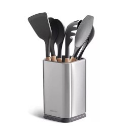 blok na noże, stojak na noże, noże kuchenne, Kinghoff KH-1655, akcesoria kuchenne, praktyczny stojak, bezpieczne przechowywanie, blok z nożami, elegancki design, nowoczesny styl, blok na noże z drewna, blok do noży, stabilny stojak, blok na noże z uchwyta