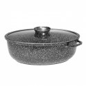 brytfanna ceramiczna, pokrywa Klausberg, naczynie do pieczenia, ceramiczna brytfanna, Klausberg KB-7365, pieczenie w piekarniku, trwałe naczynie, łatwe czyszczenie, naczynie z pokrywą, idealne do gotowania, zdrowe gotowanie, elegancki design, odporna na z