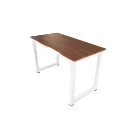 biurko loftowe, biurko biało-brązowe, biurko z metalowymi nogami, biurko z blatem, nowoczesne biurko, biurko do biura, biurko do pracy, biurko w stylu loft, designerskie biurko, biurko z drewna, biurko do domu, biurko z industrialnym stylem, biurko z wytr