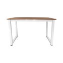 biurko loftowe, biurko biało-brązowe, biurko z metalowymi nogami, biurko z blatem, nowoczesne biurko, biurko do biura, biurko do pracy, biurko w stylu loft, designerskie biurko, biurko z drewna, biurko do domu, biurko z industrialnym stylem, biurko z wytr