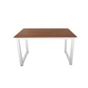 biurko loftowe, biurko biało-brązowe, biurko z metalowymi nogami, biurko z blatem, nowoczesne biurko, biurko do biura, biurko do pracy, biurko w stylu loft, designerskie biurko, biurko z drewna, biurko do domu, biurko z industrialnym stylem, biurko z wytr