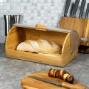 chlebak bambusowy, Kinghoff, akrylowy chlebak, praktyczne przechowywanie, elegancki design, trwałe materiały, do kuchni, chlebak na pieczywo, stylowy dodatek, łatwe czyszczenie, akcesoria kuchenne, pojemnik na chleb, nowoczesne rozwiązanie, świeżość piecz