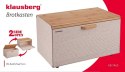 chlebak, dwustronny chlebak, chlebak Klausberg, czarny mat, akcesoria kuchenne, przechowywanie chleba, zdrowe pieczywo, kuchnia, design kuchni, chleb, ekologiczne, stylowy chlebak, praktyczne rozwiązania, chlebak z pokrywą, chlebak na stół, nowoczesna kuc