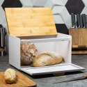 chlebak, dwustronny chlebak, chlebak Klausberg, akcesoria kuchenne, przechowywanie chleba, zdrowe pieczywo, kuchnia, design kuchni, chleb, ekologiczne, stylowy chlebak, praktyczne rozwiązania, chlebak z pokrywą, nowoczesna kuchnia, dodatki do kuchni, funk