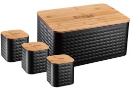 chlebak, Klausberg, zestaw pojemników, akcesoria kuchenne, przechowywanie chleba, zdrowe pieczywo, kuchnia, design kuchni, funkcjonalność, ekologiczne, stylowy chlebak, praktyczne rozwiązania, nowoczesna kuchnia, dodatki do kuchni, chleb, organizacja kuch