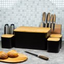 chlebak, Klausberg, zestaw pojemników, akcesoria kuchenne, przechowywanie chleba, zdrowe pieczywo, kuchnia, design kuchni, funkcjonalność, ekologiczne, stylowy chlebak, praktyczne rozwiązania, nowoczesna kuchnia, dodatki do kuchni, chleb, organizacja kuch