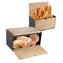 chlebak, pojemnik na pieczywo, dwustronny chlebak, Klausberg, akcesoria kuchenne, przechowywanie chleba, funkcjonalność, nowoczesny design, zdrowe pieczywo, organizacja kuchni, materiał wysokiej jakości, estetyka, praktyczne rozwiązania, chleb, eleganckie