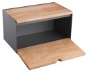 chlebak, pojemnik na pieczywo, dwustronny chlebak, Klausberg, akcesoria kuchenne, przechowywanie chleba, funkcjonalność, nowoczesny design, zdrowe pieczywo, organizacja kuchni, materiał wysokiej jakości, estetyka, praktyczne rozwiązania, chleb, eleganckie