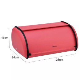 chlebak stalowy, Kinghoff, pojemnik na chleb, akcesoria kuchenne, przechowywanie chleba, nowoczesny design, wysoka jakość, funkcjonalność, trwały materiał, elegancka kuchnia, zdrowe pieczywo, organizacja kuchni, stylowe akcesoria, praktyczne rozwiązania, 