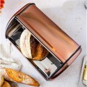 chlebak stalowy, Kinghoff, pojemnik na chleb, akcesoria kuchenne, przechowywanie chleba, nowoczesny design, wysoka jakość, funkcjonalność, trwały materiał, elegancka kuchnia, zdrowe pieczywo, organizacja kuchni, stylowe akcesoria, praktyczne rozwiązania, 