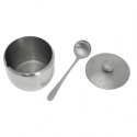 cukiernica porcelanowa, łyżeczka do cukru, Kassel, elegancka zastawa, akcesoria do stołu, porcelana, serwowanie cukru, stylowe naczynia, dodatki do kawy, deserowe akcesoria, naczynia porcelanowe, prezent dla miłośnika kawy, estetyka stołowa, kuchnia i jad