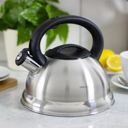 czajnik z gwizdkiem, czajnik stalowy, czajnik na gaz, akcesoria kuchenne, gotowanie wody, czajnik do herbaty, praktyczne naczynia, elegancki czajnik, czajnik z tworzywa, czajnik emaliowany, czajnik na indukcję, design kuchenny, czajnik z funkcją gwizdka, 