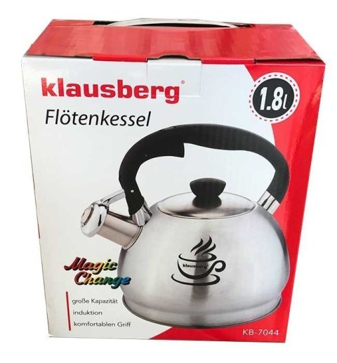 CZAJNIK KLAUSBERG 1,8L THERMO INDICATOR KB-7044 CZAJNIK KLAUSBERG 1,8L THERMO INDICATOR KB-7044