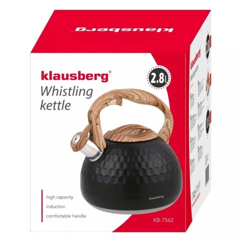 CZAJNIK Z GWIZDKIEM 2,8L KLAUSBERG KB-7562 CZAJNIK Z GWIZDKIEM 2,8L KLAUSBERG KB-7562