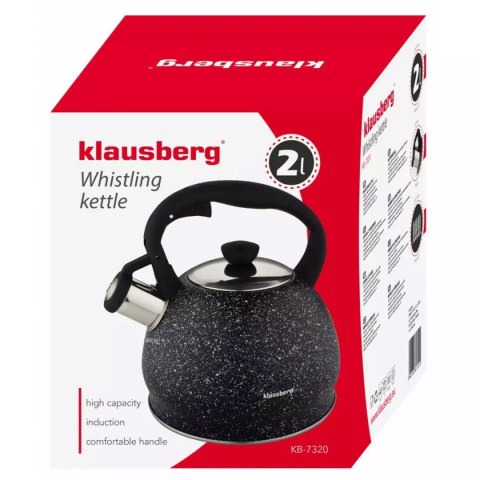 CZAJNIK Z GWIZDKIEM 2L KLAUSBERG KB-7320 MARBLE CZAJNIK Z GWIZDKIEM 2L KLAUSBERG KB-7320 MARBLE