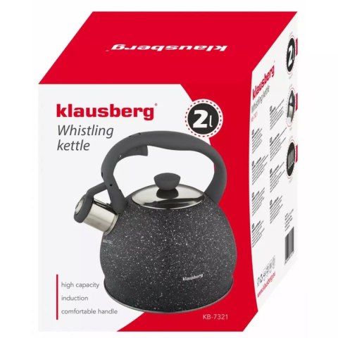 CZAJNIK Z GWIZDKIEM 2L KLAUSBERG KB-7321 MARBLE CZAJNIK Z GWIZDKIEM 2L KLAUSBERG KB-7321 MARBLE