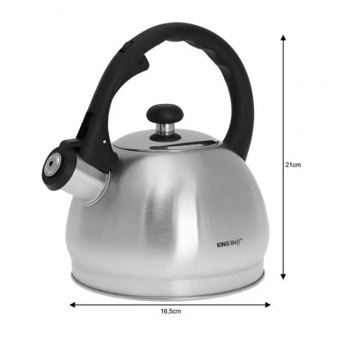 CZAJNIK Z GWIZDKIEM KINGHOFF 1,8L KH-3773 CZAJNIK Z GWIZDKIEM KINGHOFF 1,8L KH-3773