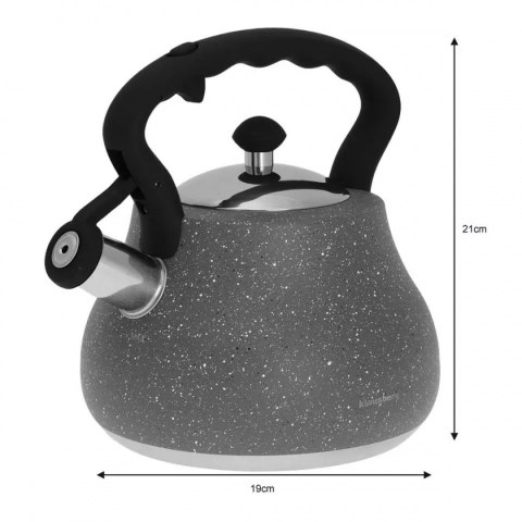 CZAJNIK Z GWIZDKIEM KLAUSBERG 2,7L KB-7447 CZAJNIK Z GWIZDKIEM KLAUSBERG 2,7L KB-7447