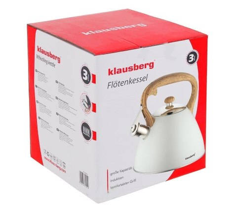 CZAJNIK Z GWIZDKIEM KLAUSBERG 3L KB-7264 CZAJNIK Z GWIZDKIEM KLAUSBERG 3L KB-7264