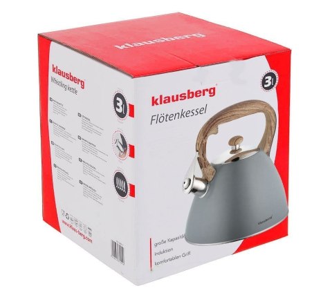 CZAJNIK Z GWIZDKIEM KLAUSBERG 3L KB-7297 CZAJNIK Z GWIZDKIEM KLAUSBERG 3L KB-7297