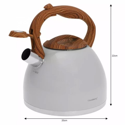 CZAJNIK Z GWIZDKIEM KLAUSBERG 3L KB-7451 CZAJNIK Z GWIZDKIEM KLAUSBERG 3L KB-7451