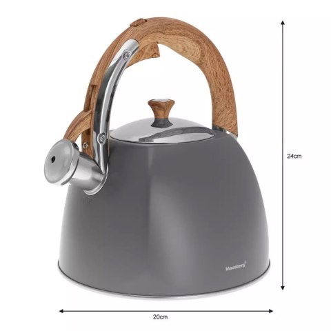 CZAJNIK Z GWIZDKIEM KLAUSBERG 3L KB-7501 CZAJNIK Z GWIZDKIEM KLAUSBERG 3L KB-7501