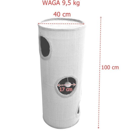 Drapak/Tuba/ Wieża/Legowisko dla Kota 100cm Brąz Drapak/Tuba/ Wieża/Legowisko dla Kota 100cm Brąz