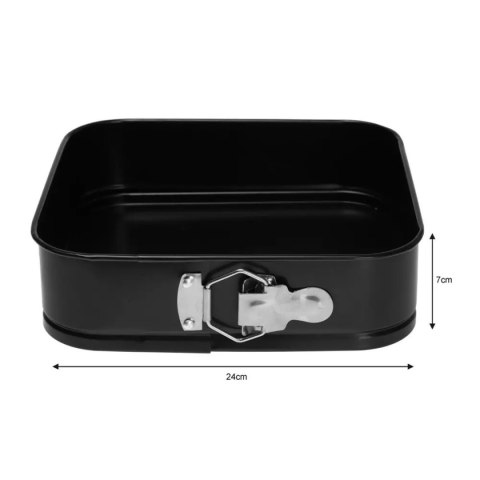 FORMA TORTOWNICA KWADRATOWA 24cm KINGHOFF KH-1539 FORMA TORTOWNICA KWADRATOWA 24cm KINGHOFF KH-1539