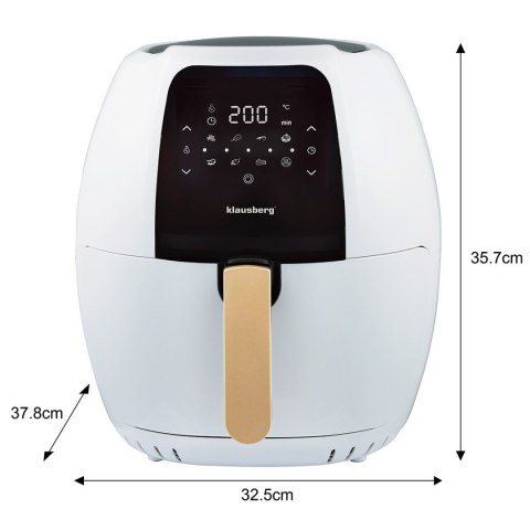 FRYTOWNICA BEZTŁUSZCZOWA 1800W 7,7L KLAUSBERG KB-7709 FRYTOWNICA BEZTŁUSZCZOWA 1800W 7,7L KLAUSBERG KB-7709