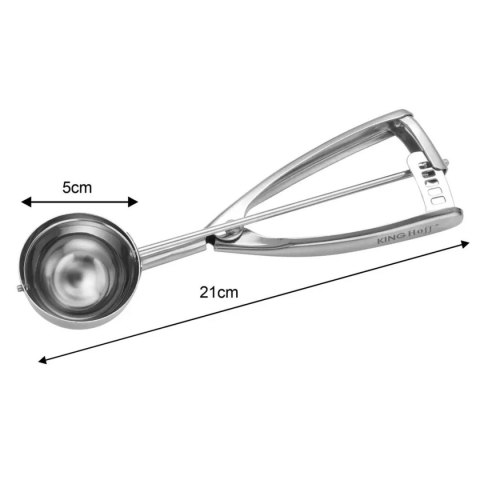 GAŁKOWNICA ŁYŻKA DO NABIERANIA LODÓW 5cm KINGHOFF KH-1808 GAŁKOWNICA ŁYŻKA DO NABIERANIA LODÓW 5cm KINGHOFF KH-1808