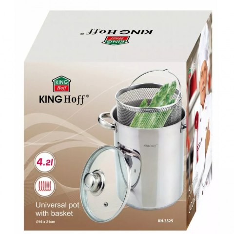 GARNEK 4,2L DO SZPARAGÓW SPAGHETTI KINGHOFF KH-3325 GARNEK 4,2L DO SZPARAGÓW SPAGHETTI KINGHOFF KH-3325