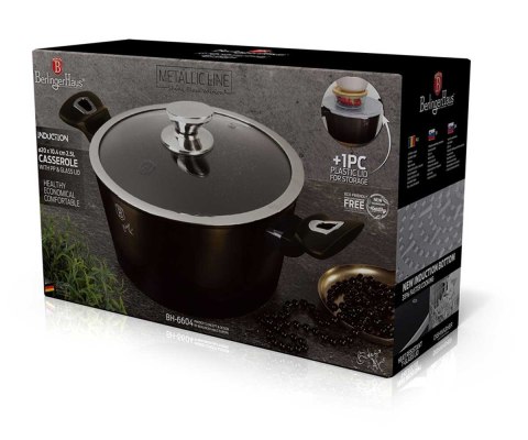 GARNEK GRANITOWY 20cm BERLINGERHAUS BH-6604 SHINY BLACK GARNEK GRANITOWY 20cm BERLINGERHAUS BH-6604 SHINY BLACK