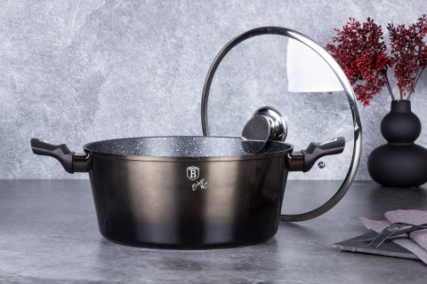 GARNEK GRANITOWY 20cm BERLINGERHAUS BH-6604 SHINY BLACK GARNEK GRANITOWY 20cm BERLINGERHAUS BH-6604 SHINY BLACK