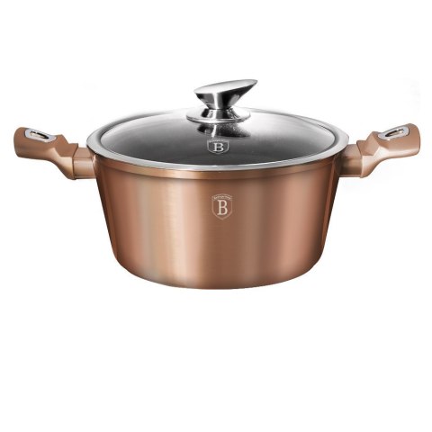 GARNEK GRANITOWY 24cm BERLINGER HAUS ROSE GOLD BH-1515 GARNEK GRANITOWY 24cm BERLINGER HAUS ROSE GOLD BH-1515
